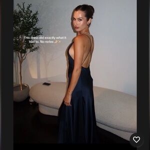 ZARA ZW COLLECTION SATIN EFFECT MAXI DRESS